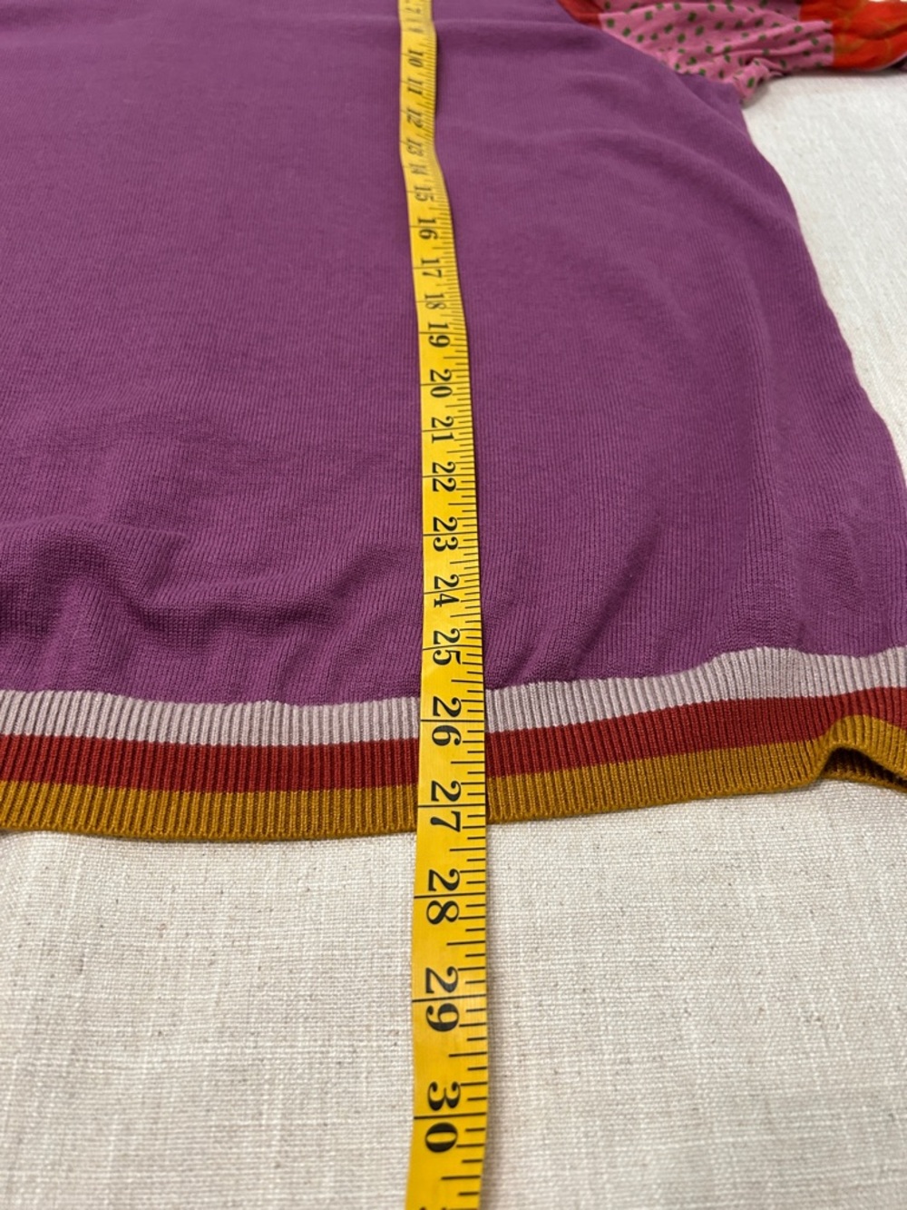 Bl^nk London Sweater Women’s XL Purple Bohemian Crewneck Pullover - Picture 11 of 16